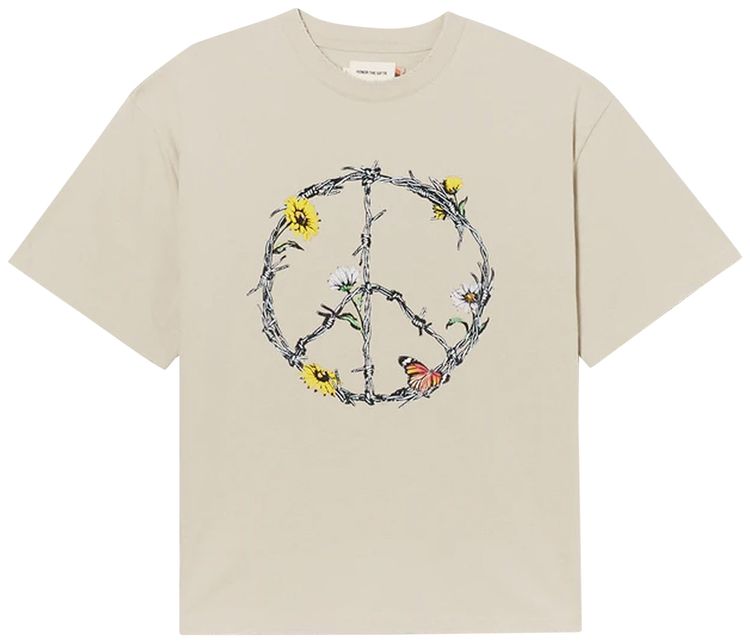 Honor The Gift Iron Peace Short Sleeve Tee Bone