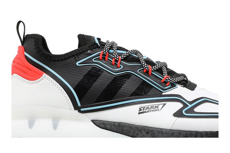 Adidas x Marvel ZX 2K Boost Stark Industries Men’s Size 6.5 White Disney RARE Adidas x Marvel ZX 2K Boost Stark Industries Men main image 3