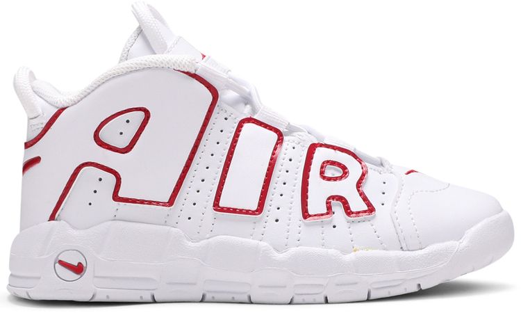 Nike Air More Uptempo TD White Varsity Red 2021