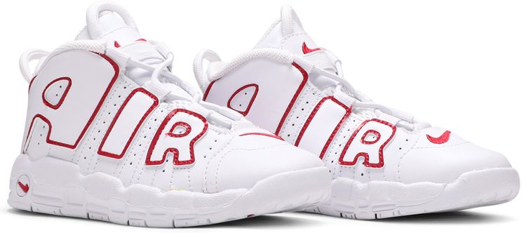 Nike Air More Uptempo TD White Varsity Red 2021