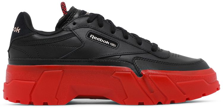Reebok Cardi B x Wmns Club C Black Vector Red
