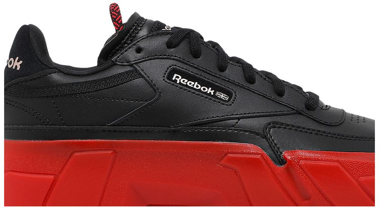 Reebok Cardi B x Wmns Club C Black Vector Red