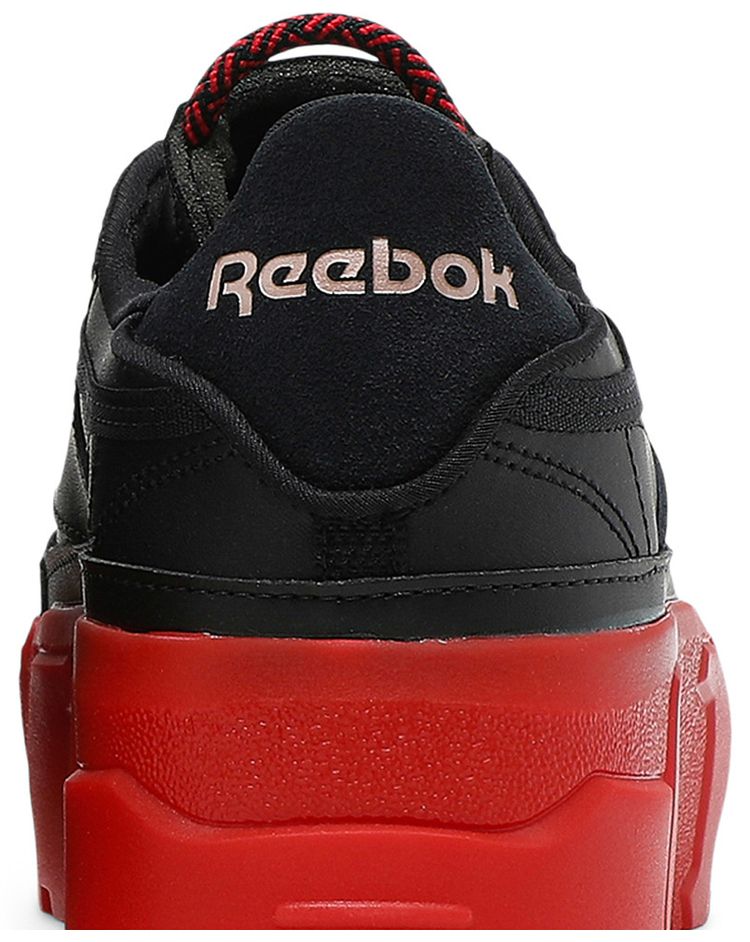 Reebok Cardi B x Wmns Club C Black Vector Red