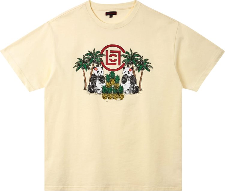 CLOT Pineapple Panda Tee Off White