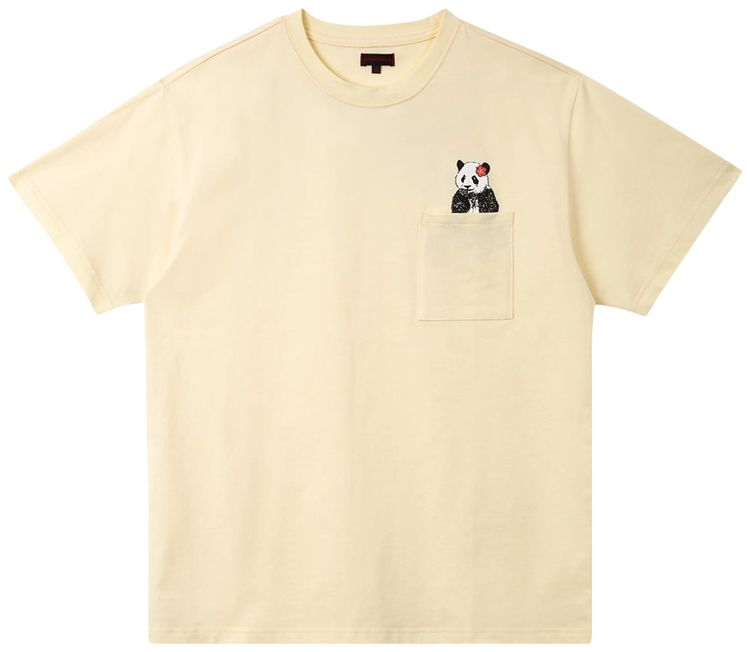 CLOT Pocket Panda Tee Off White