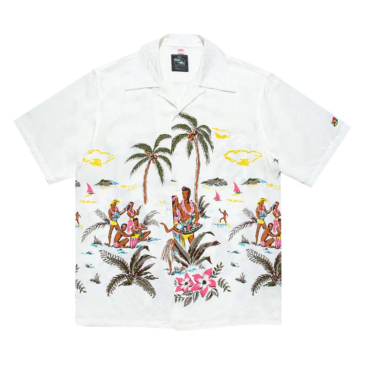 CLOT Kona Bay Hawaii Shirt White