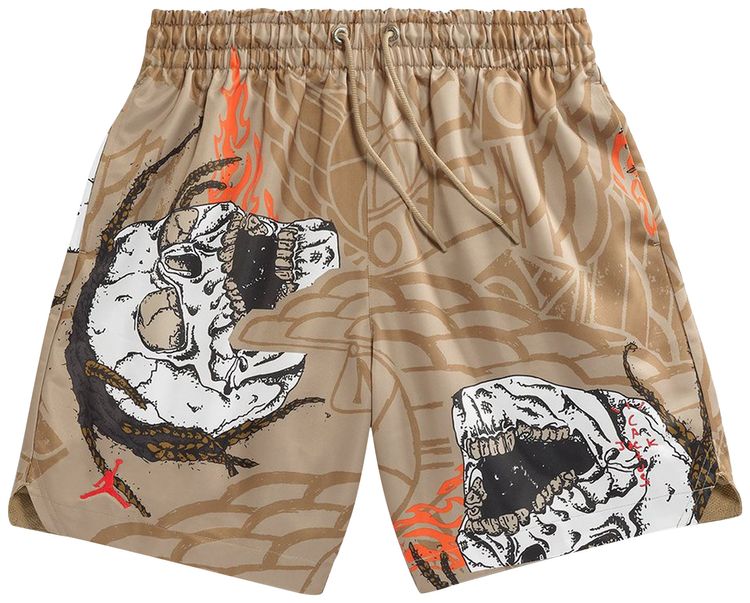 Cactus Jack by Travis Scott x Jordan Pool Short Khaki