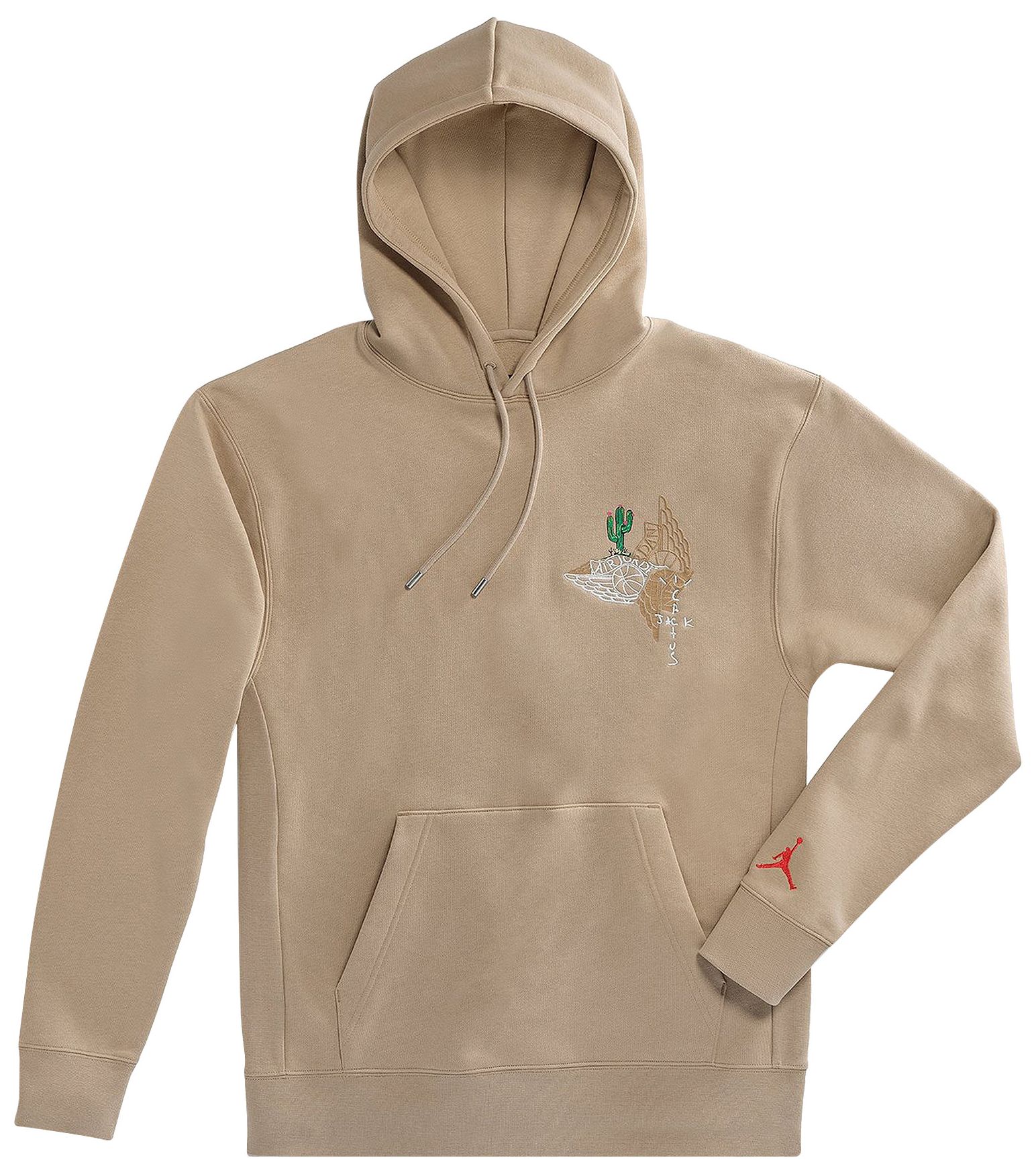 Buy Cactus Jack by Travis Scott x Jordan Pullover Hoodie 'Khaki ...