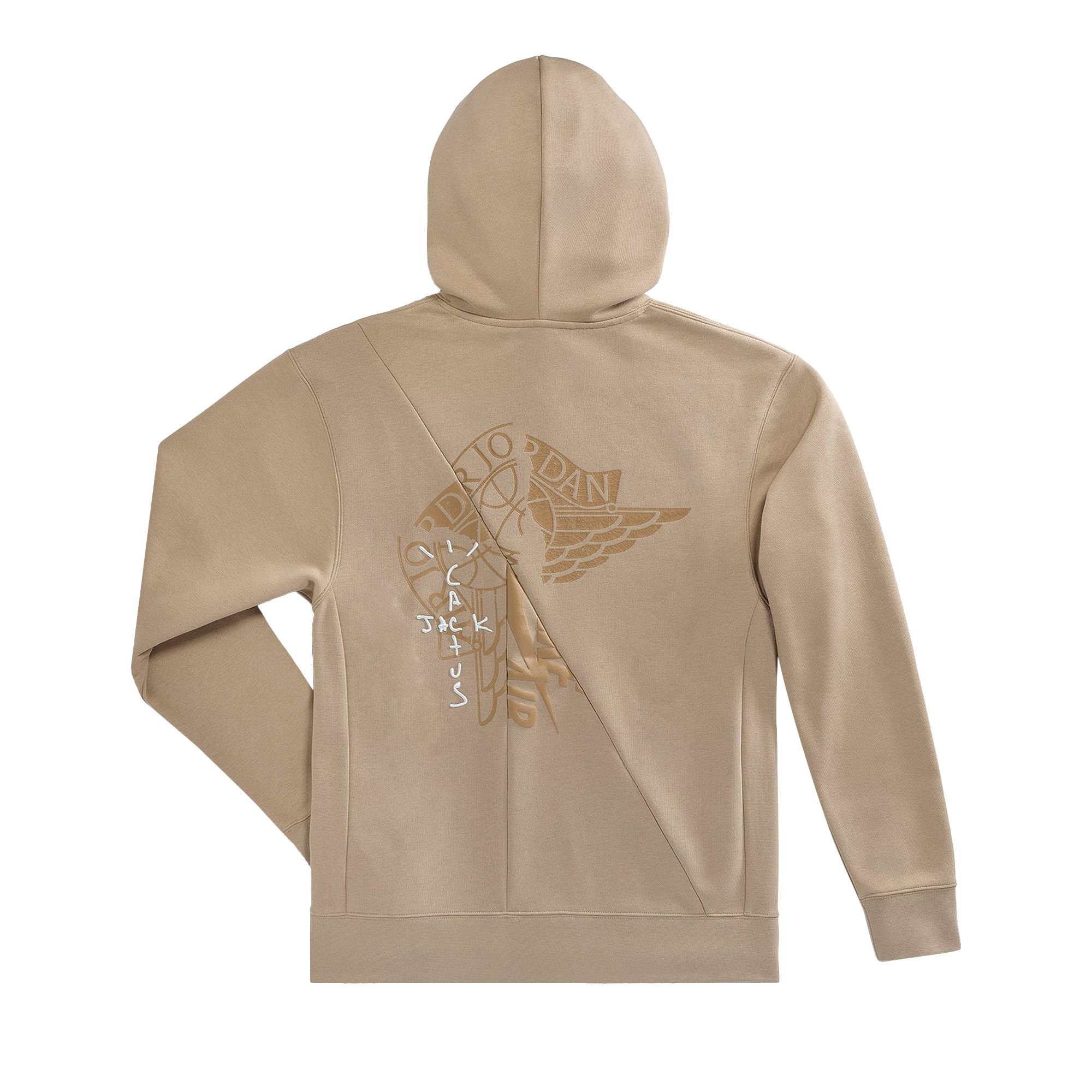 Buy Cactus Jack by Travis Scott x Jordan Pullover Hoodie Khaki University Red CZ0162 247 GOAT AU