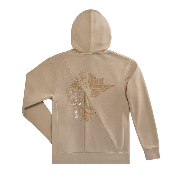 Buy Cactus Jack by Travis Scott x Jordan Pullover Hoodie 'Khaki