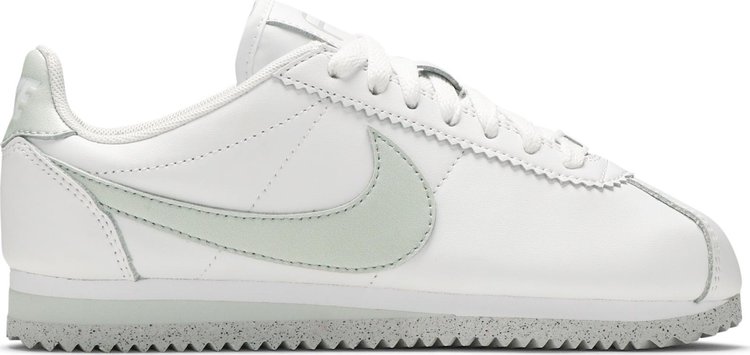 Wmns Classic Cortez Flyleather 'White Light Silver'