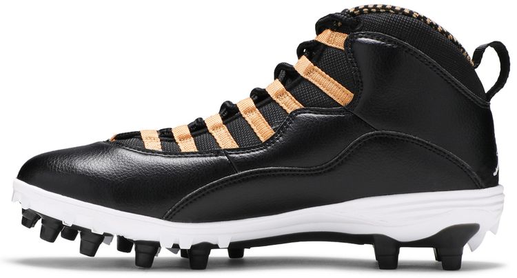 Air Jordan 10 TD Mid Black Metallic Gold