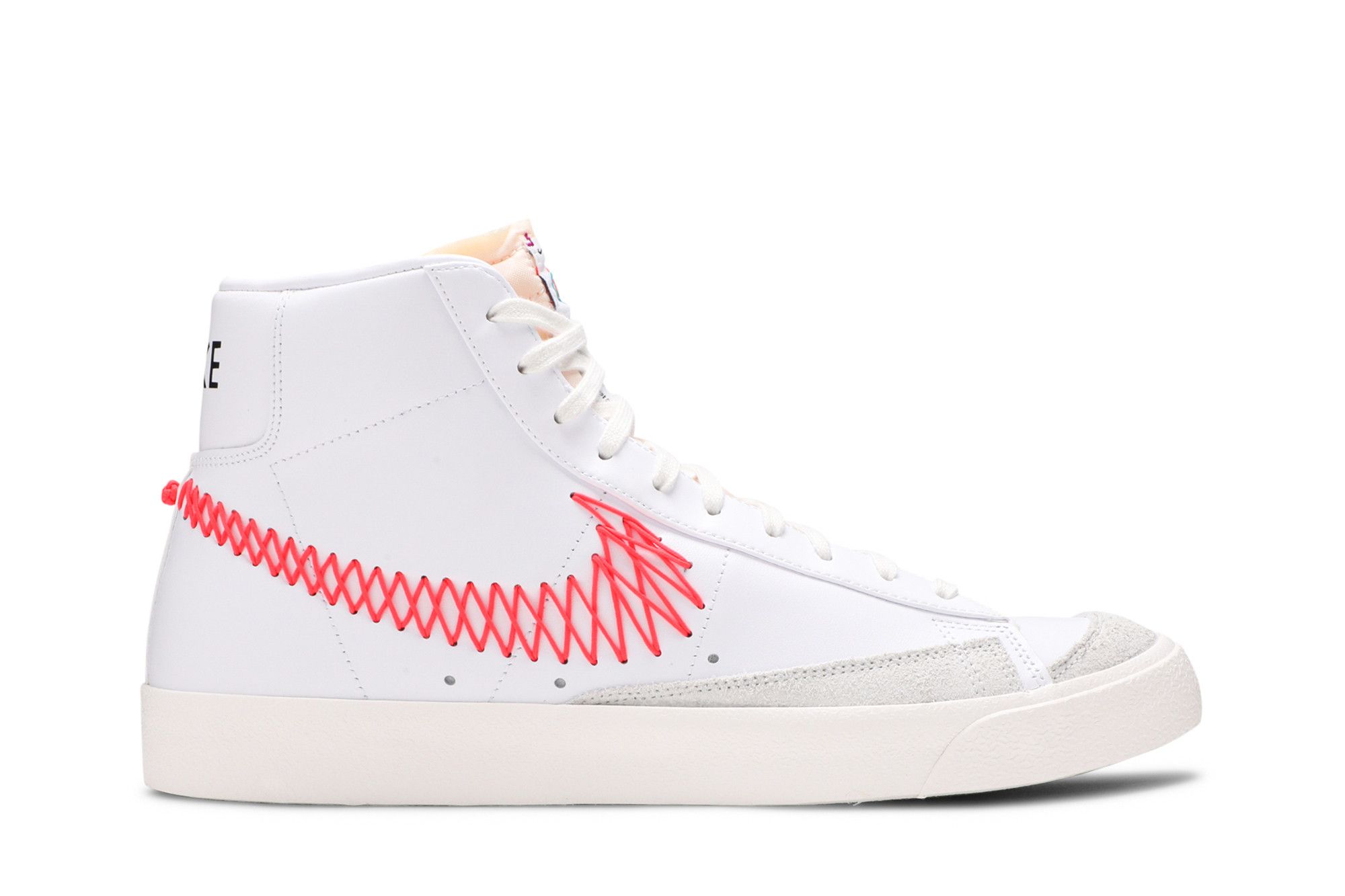 Reverse swoosh blazer top
