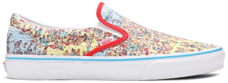 Vans Wheres Waldo x Classic Slip On Find Steve