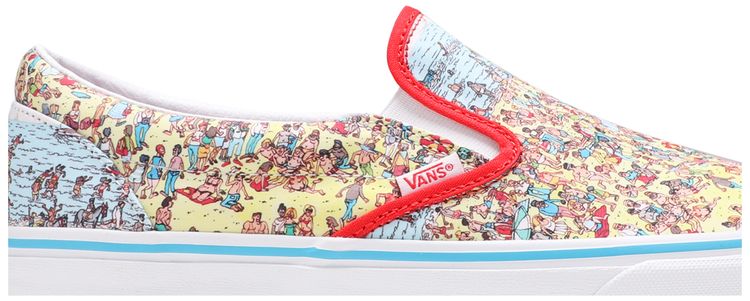 Vans Wheres Waldo x Classic Slip On Find Steve