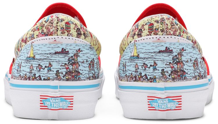Vans Wheres Waldo x Classic Slip On Find Steve