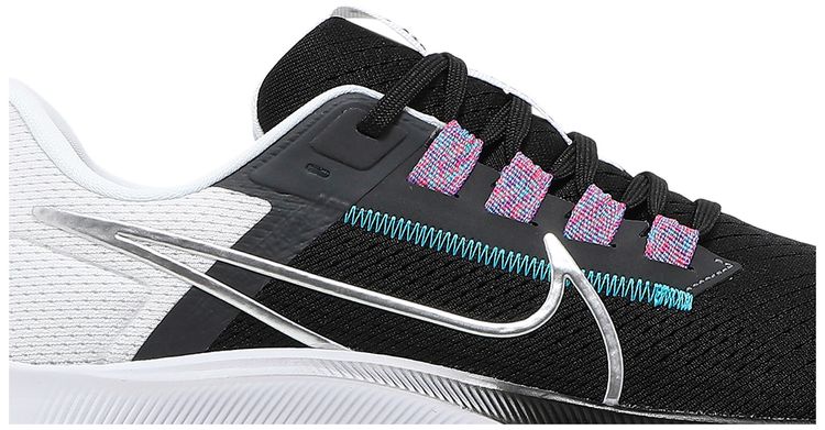 Air Zoom Pegasus 38 Black Metallic Silver