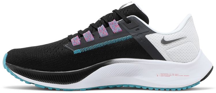 Air Zoom Pegasus 38 Black Metallic Silver