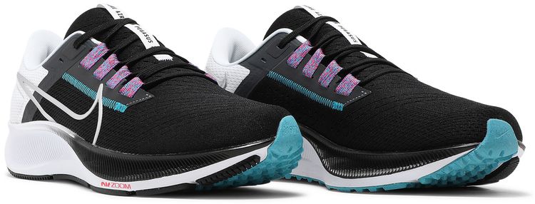 Air Zoom Pegasus 38 Black Metallic Silver