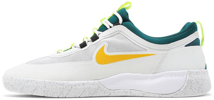 Nyjah Free 2 SB White Geode Teal Gold