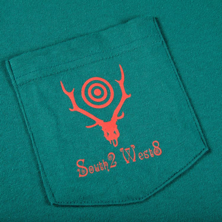 Supreme x SOUTH2 WEST8 Long Sleeve Pocket Tee Teal