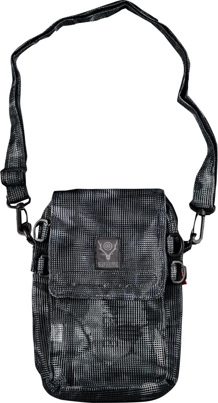 Supreme x SOUTH2 WEST8 Heavy Mesh Game Bag Black