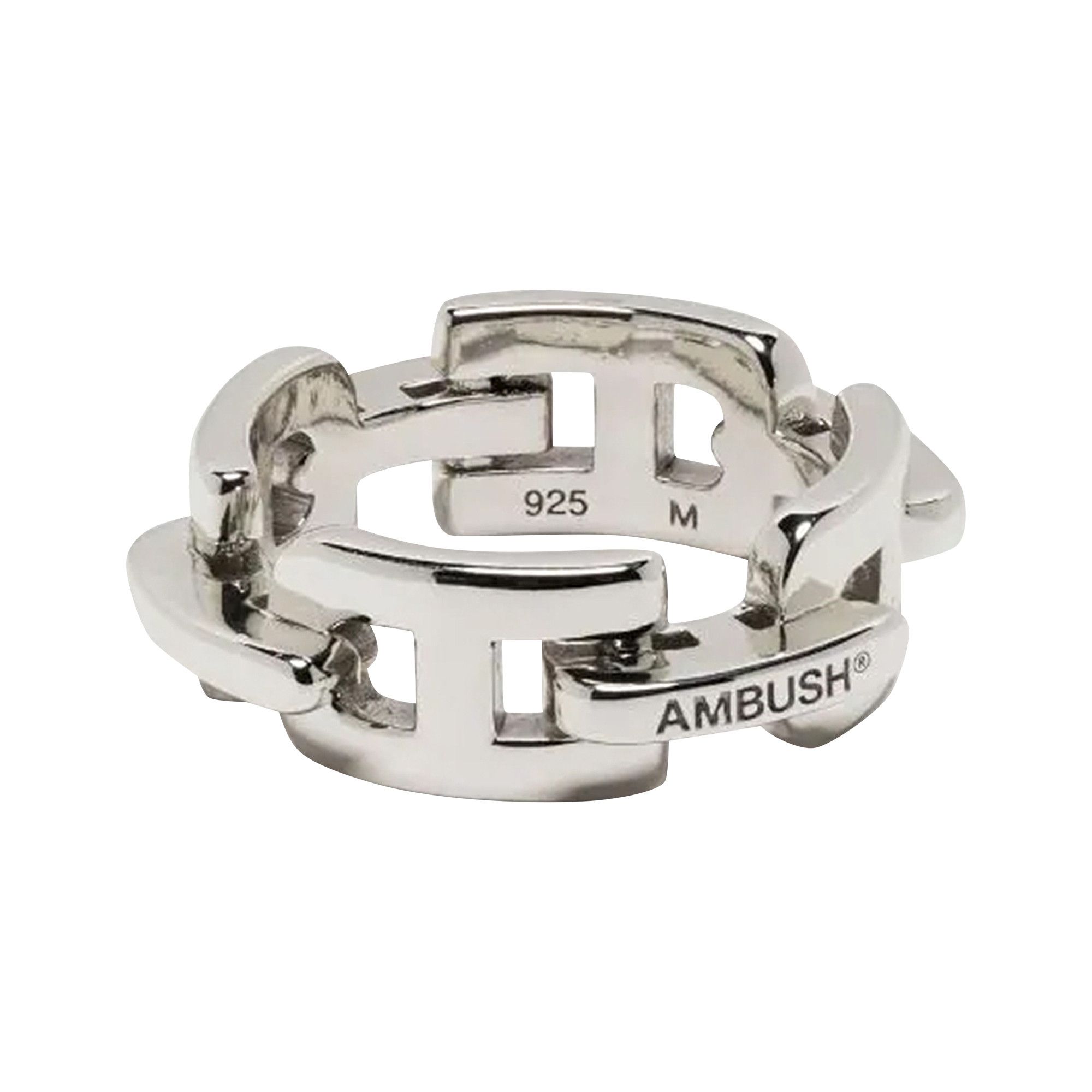 ★AMBUSH★ A Chain Ring Silver 1211230205 Buy Ambush A Chain Ring 'Silver' - BMOC007S21MET0017200 SILV