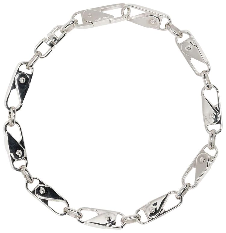 Ambush Carabiner Bracelet Silver