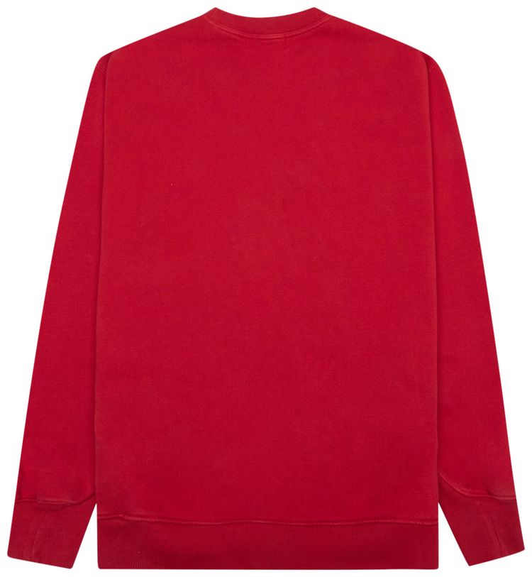 Ambush Crewneck Inserts Sweatshirt RedOff White