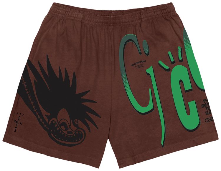 Cactus Jack by Travis Scott CC Shorts Brown