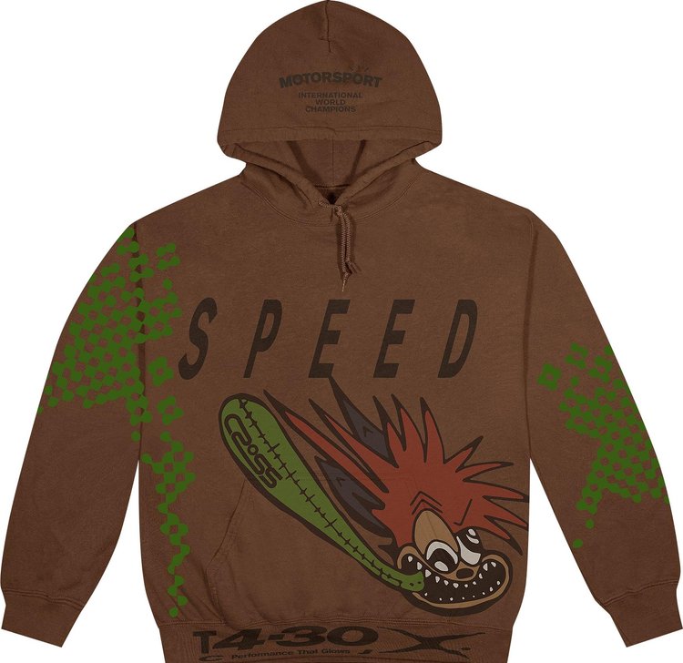 Cactus Jack by Travis Scott Speed Hoodie Brown