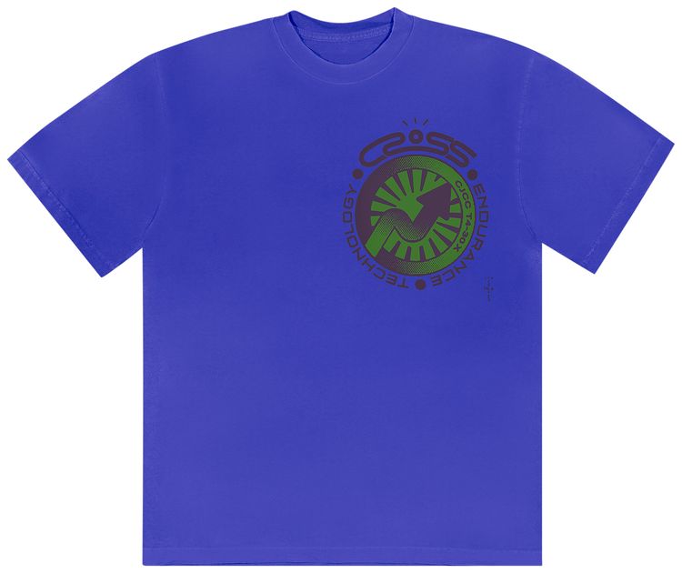 Cactus Jack by Travis Scott Cross Tech Tee I Royal