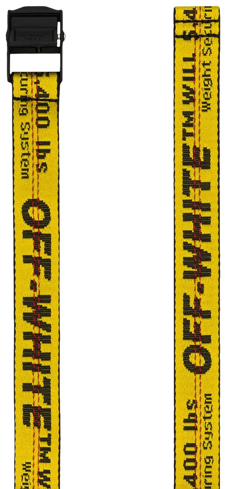 Off White Mini Industrial Belt Yellow