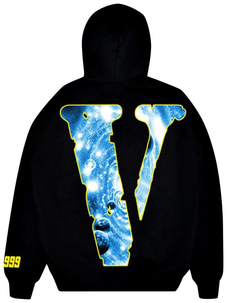 Vlone x Juice WRLD Cosmic Hoodie BlackMulticolor