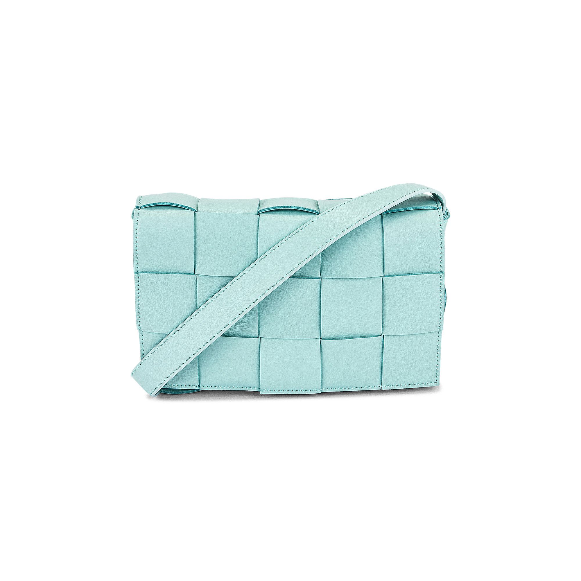 ■BOTTEGA VENETA■ Cassette shoulder bag spearmint 578004VMA Bottega Veneta Spearmint Cassette Shoulder Bag 578004 VMAY1