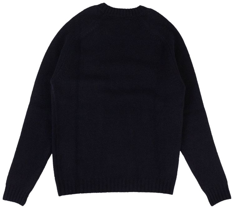 Moncler Genius Knit Logo Sweater Navy