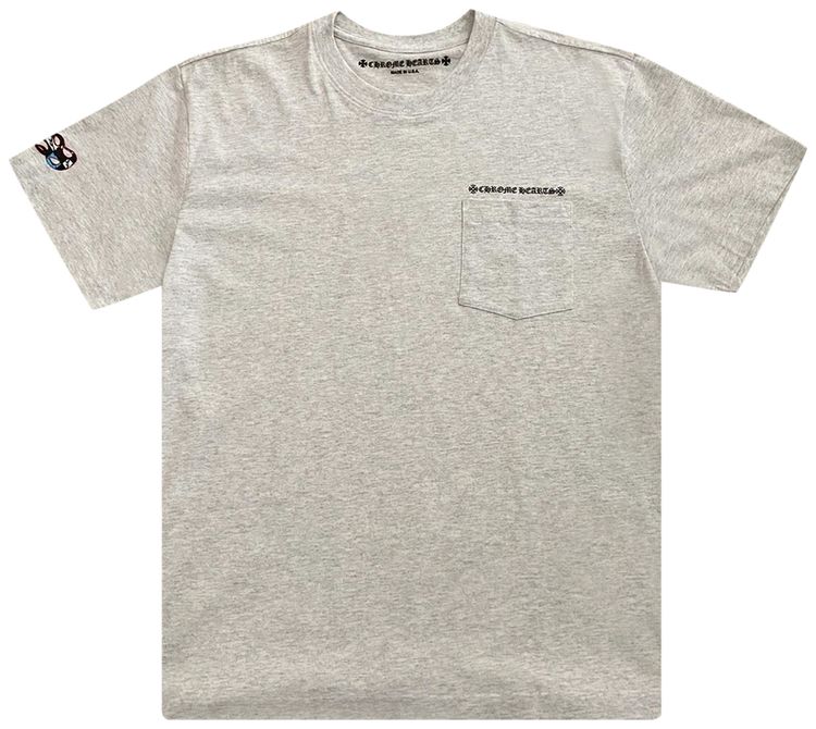 Chrome Hearts x Matty Boy PPO Brain Short Sleeve T Shirt Ash Grey