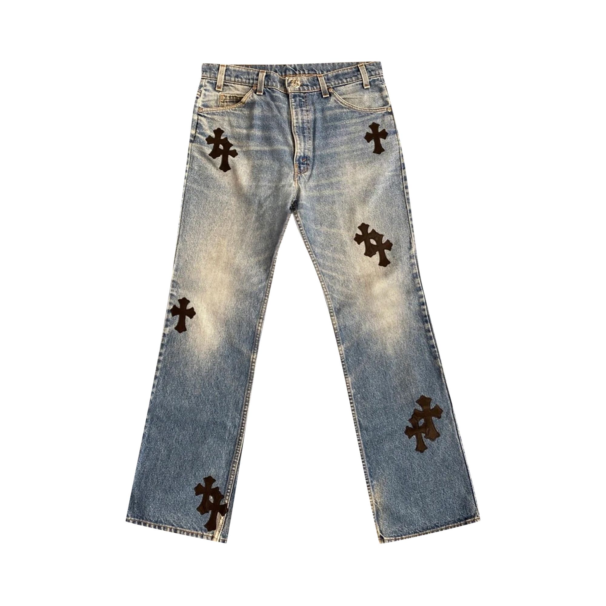 Jeans chrome hearts cheap