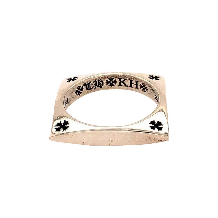 Chrome Hearts x Kate Hudson Square Circle Ring Silver