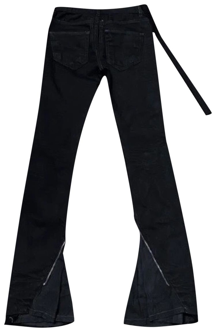 Rick Owens Strutter Banana Cut Denim Black