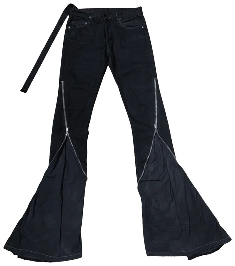 Rick Owens Strutter Banana Cut Denim Black