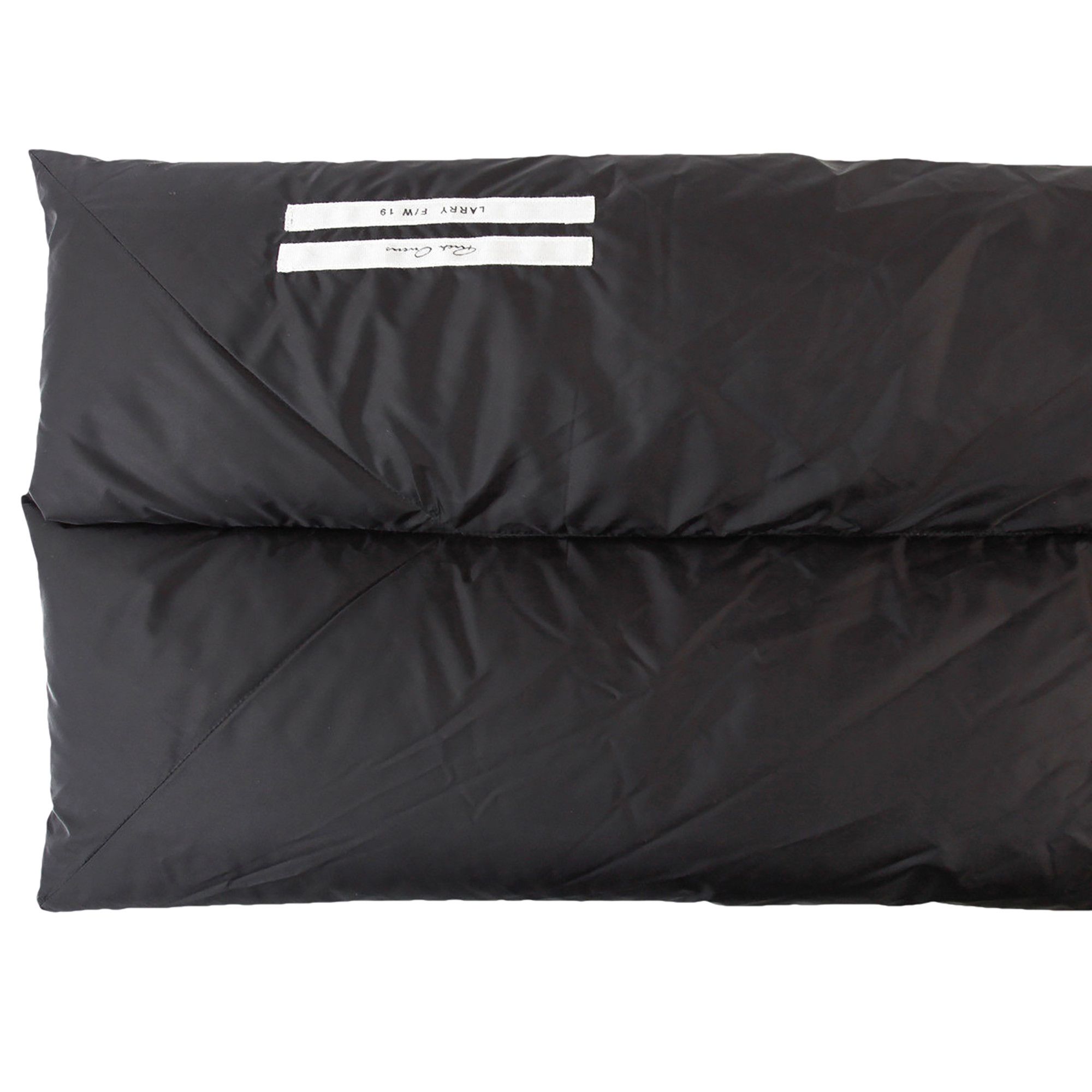 Buy Rick Owens Larry Puffer Scarf 'Black' - RR19F4440 NZD3 09 | GOAT