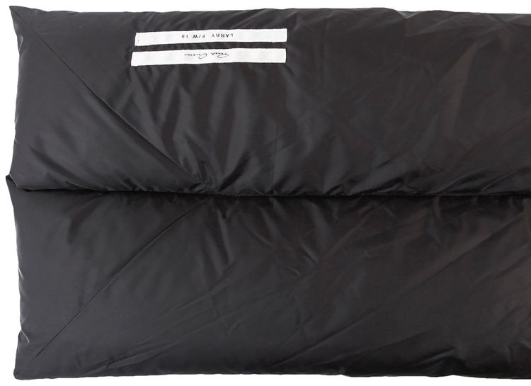 Rick Owens Larry Puffer Scarf Black