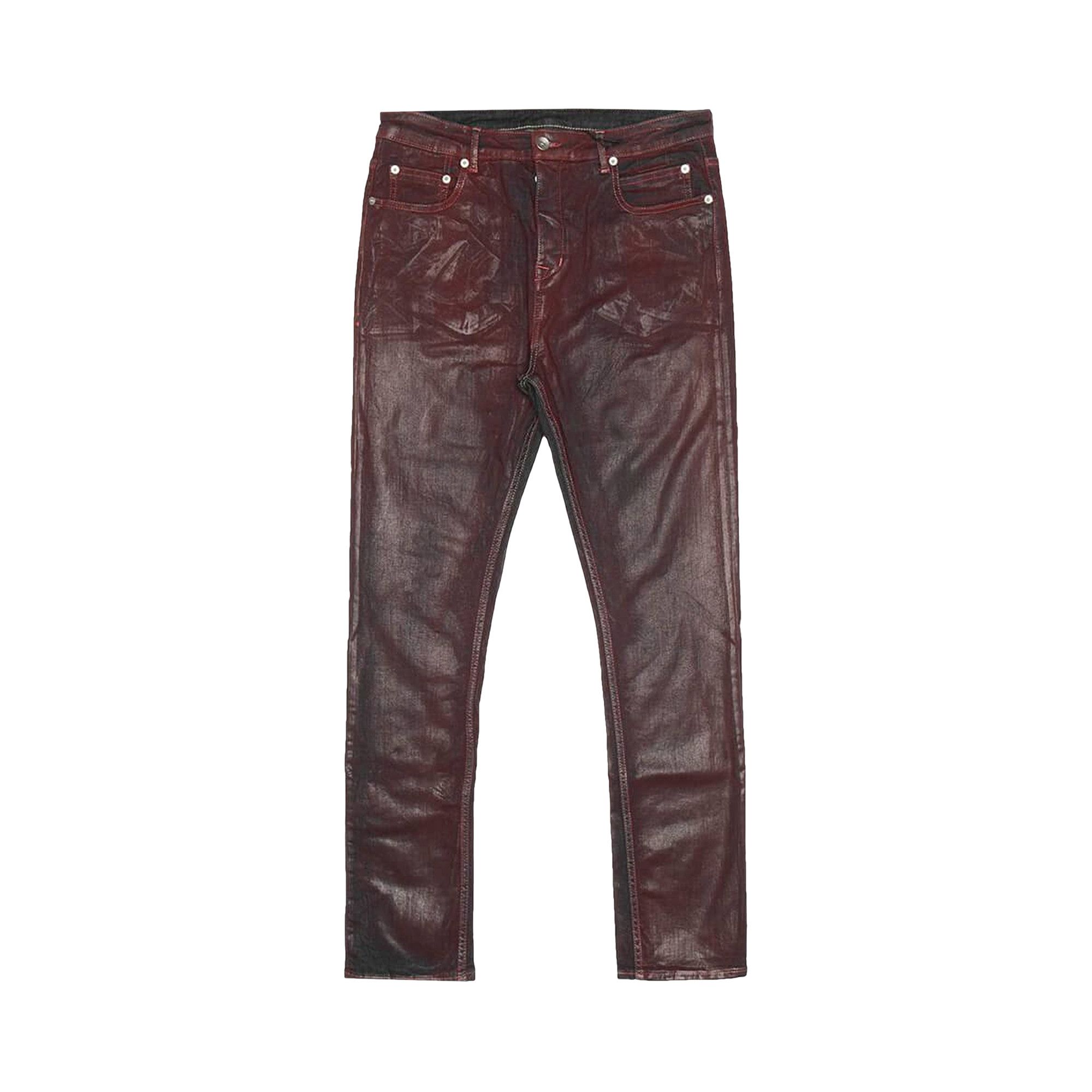Buy Rick Owens DRKSHDW Larry Detroit Cut Jeans 'Dark Cherry