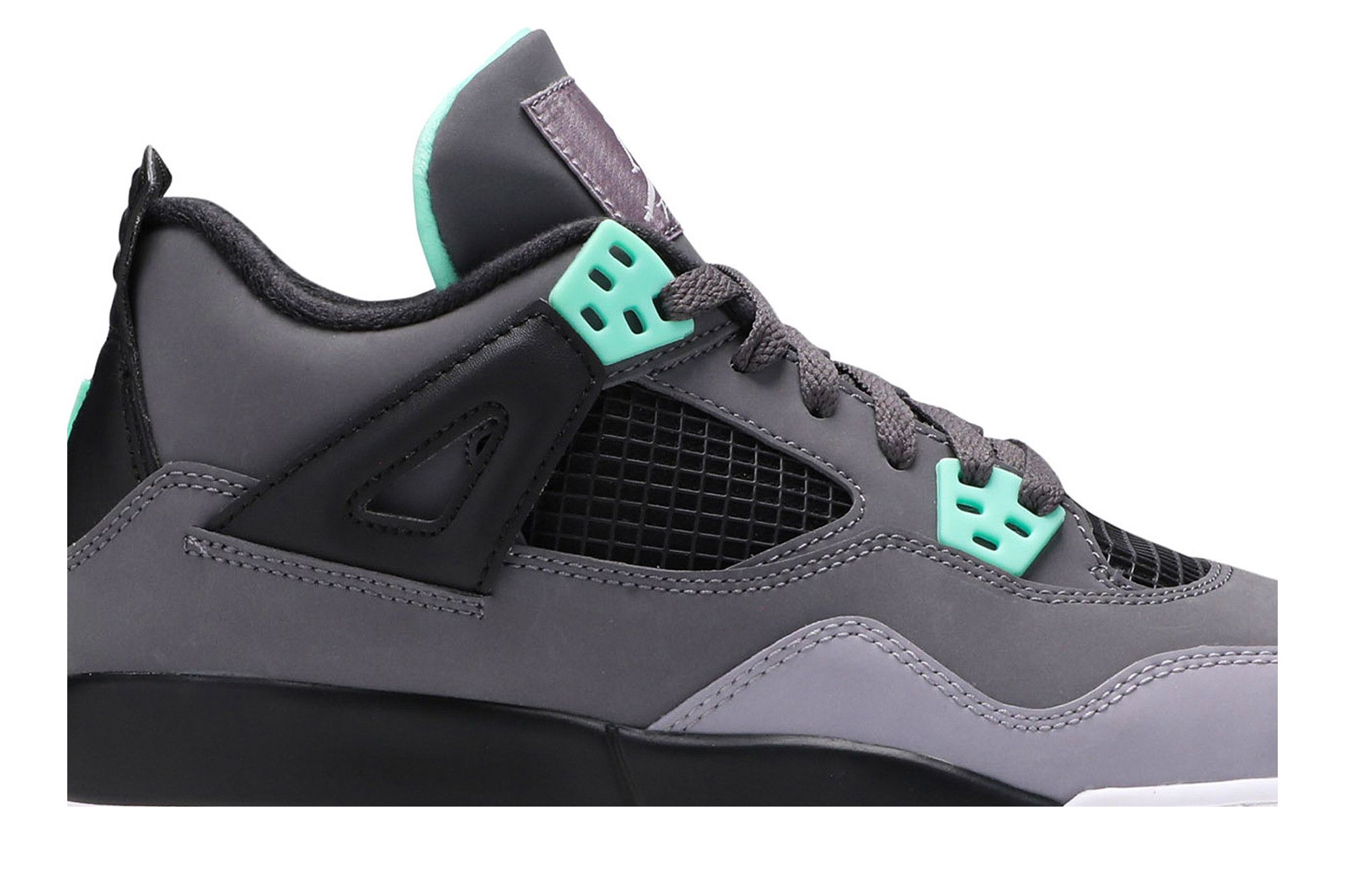 Air jordan 4 green glow discount