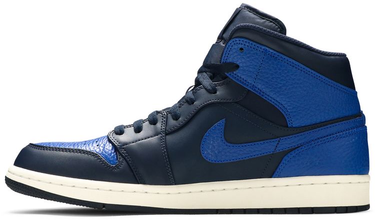 Air Jordan 1 Retro Mid Obsidian Royal