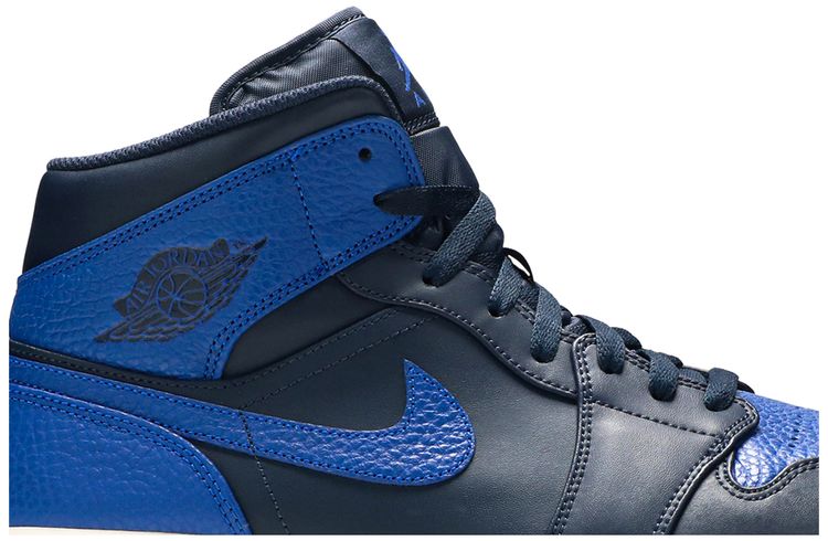 Air Jordan 1 Retro Mid Obsidian Royal