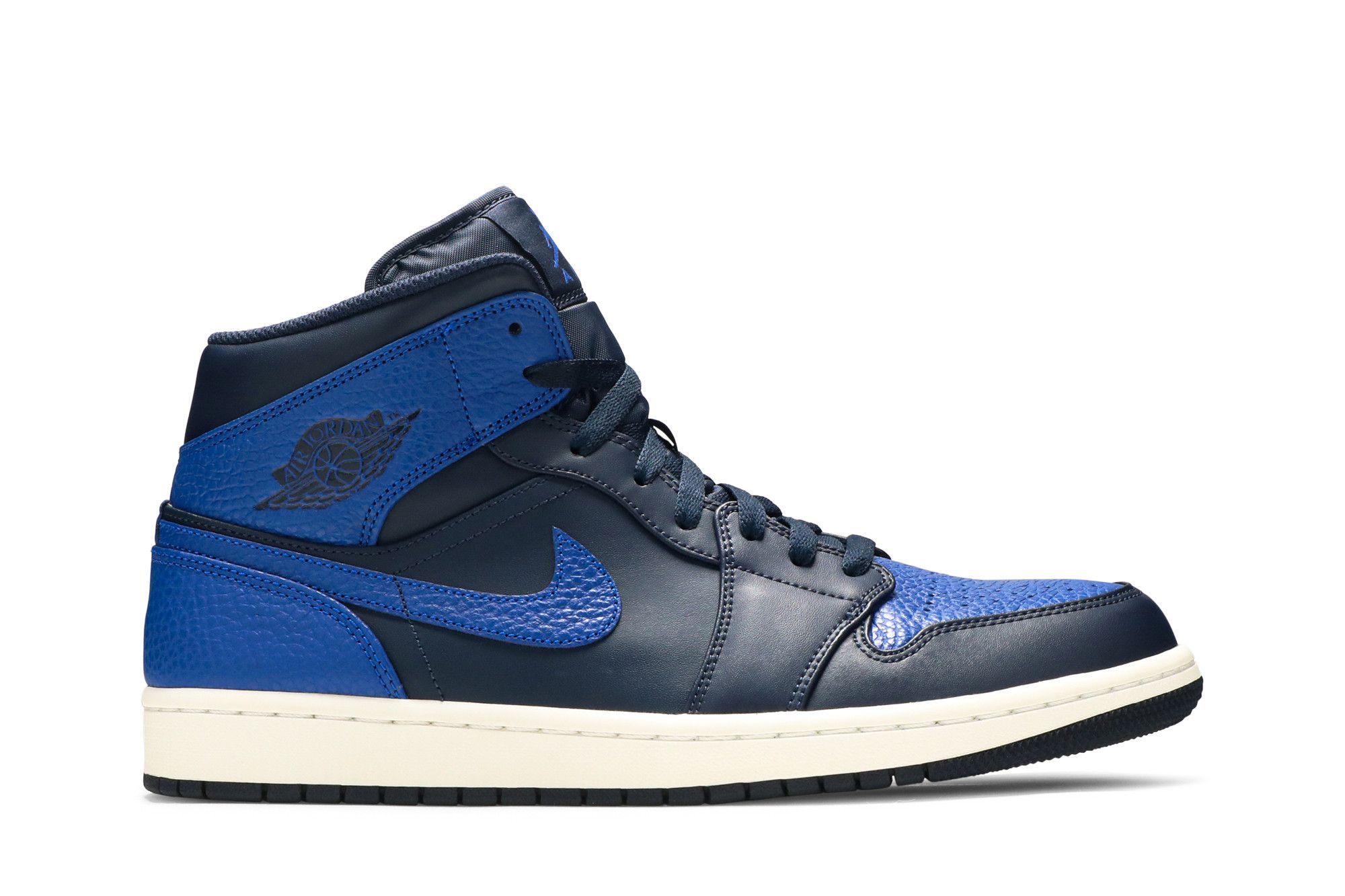 Size 10.0 Air Jordan 1 Retro Mid Obsidian Royal