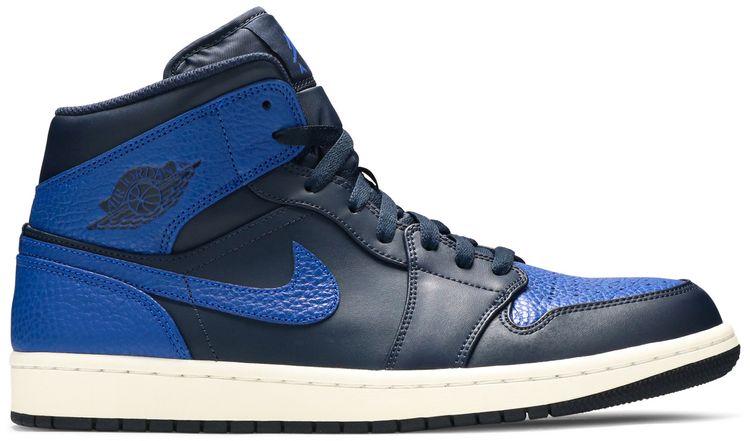 Air Jordan 1 Retro Mid Obsidian Royal