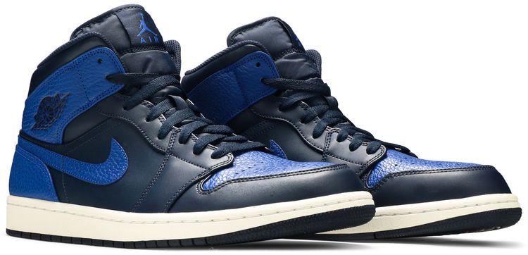 Air Jordan 1 Retro Mid Obsidian Royal